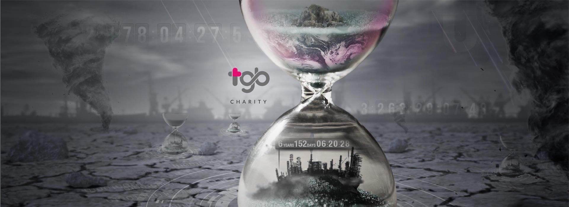 TGB Charity - 在地球毁灭前人类还剩下多少时间？气候时钟将告诉你。